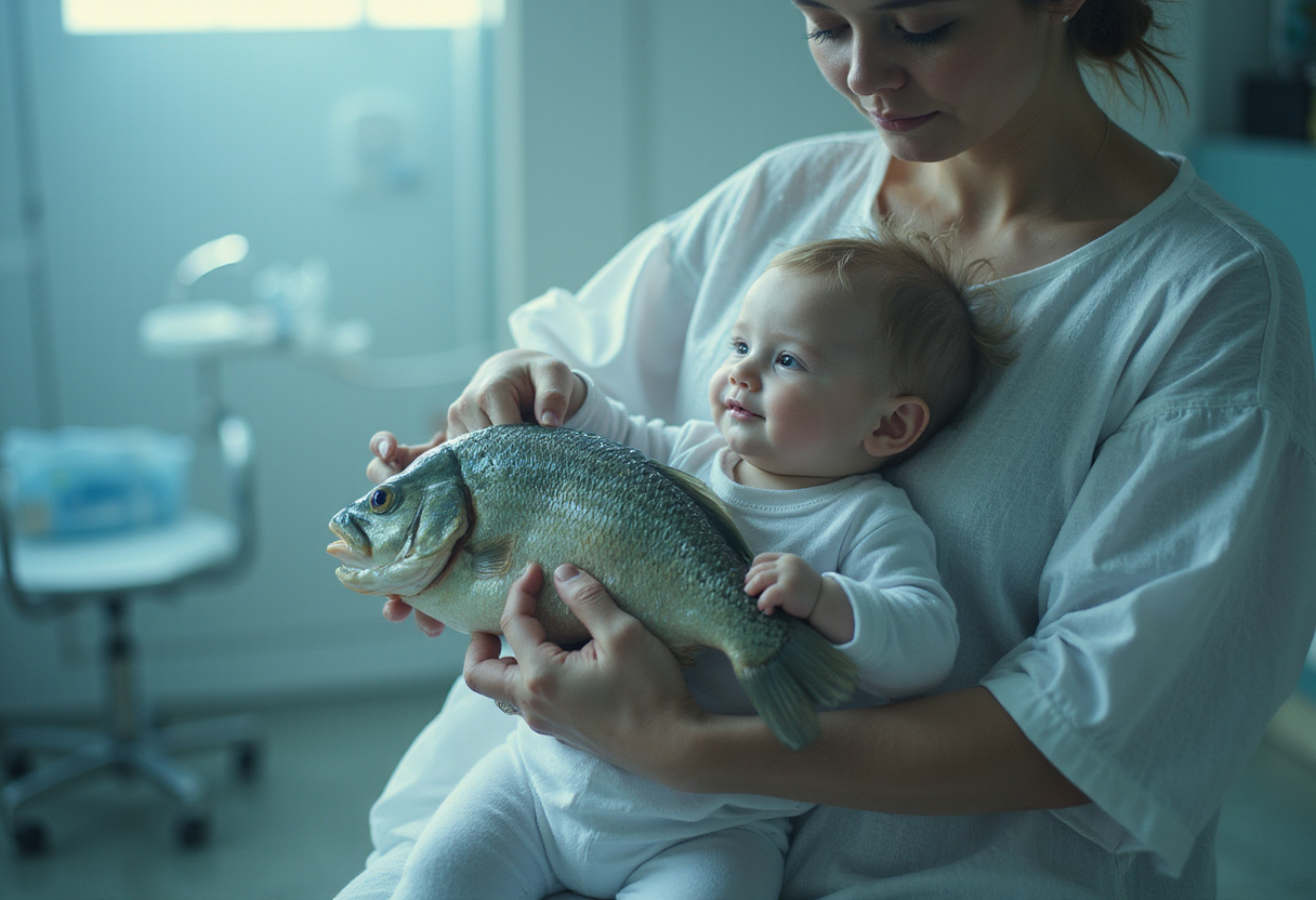 Fish in Maternal Diet May Shield Infants From Colic, Eczema - Medscape